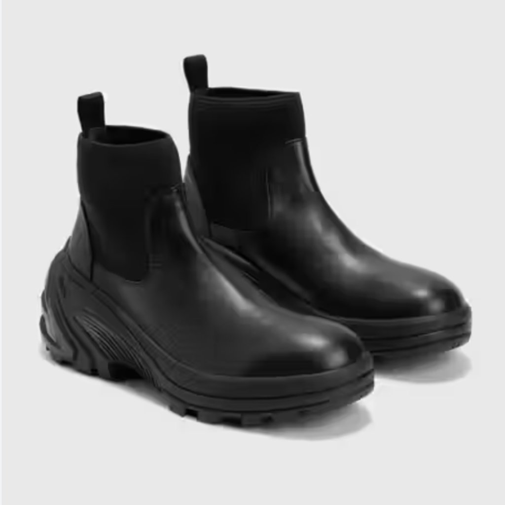 1017 Alyx 9sm Leather Mid Skx Sole Boots